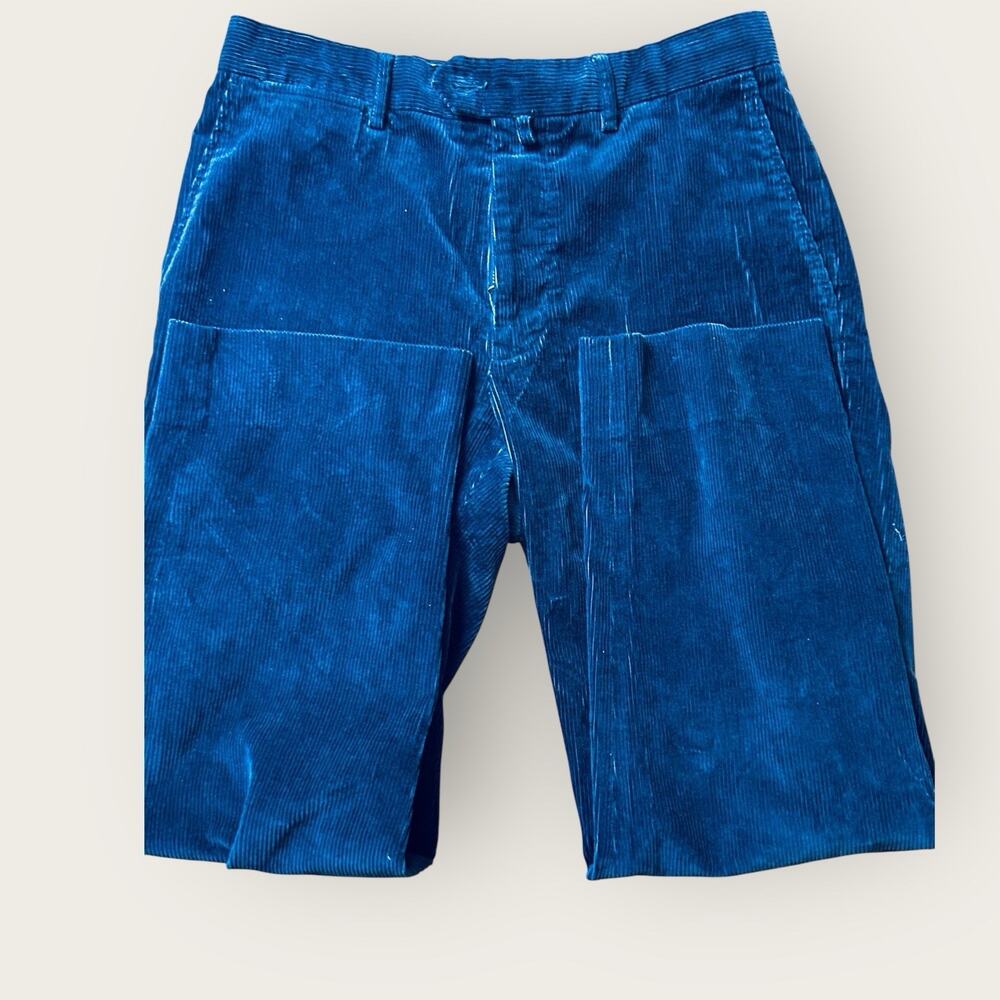 Orvis Women’s Micro Corduroy‎ Pants Size 8 Straight Leg Stretch Blue